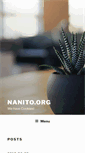 Mobile Screenshot of nanito.org